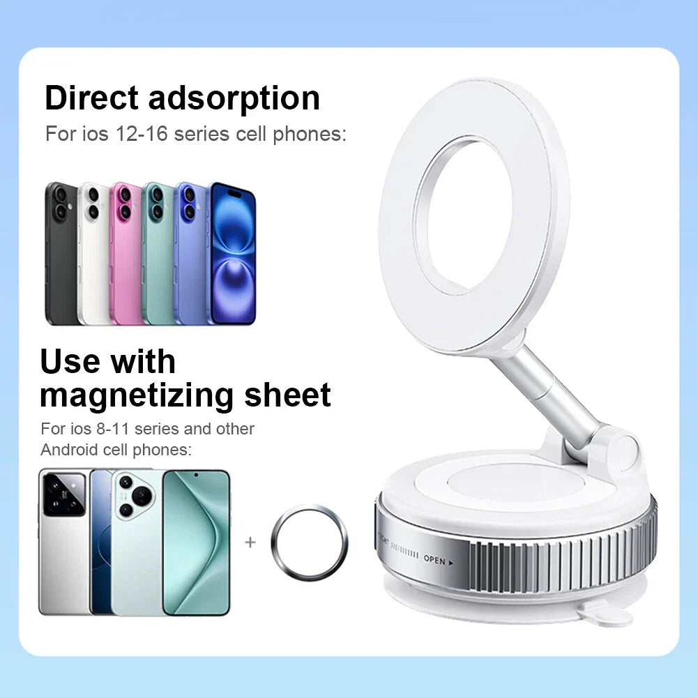 Magnetic foldable holder