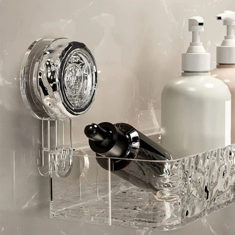 Acrylic Suction Shower Storage