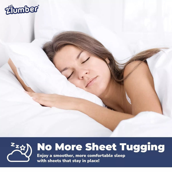 Bed Sheet Locks - Double the regular size to properly grip & lock your bedsheets