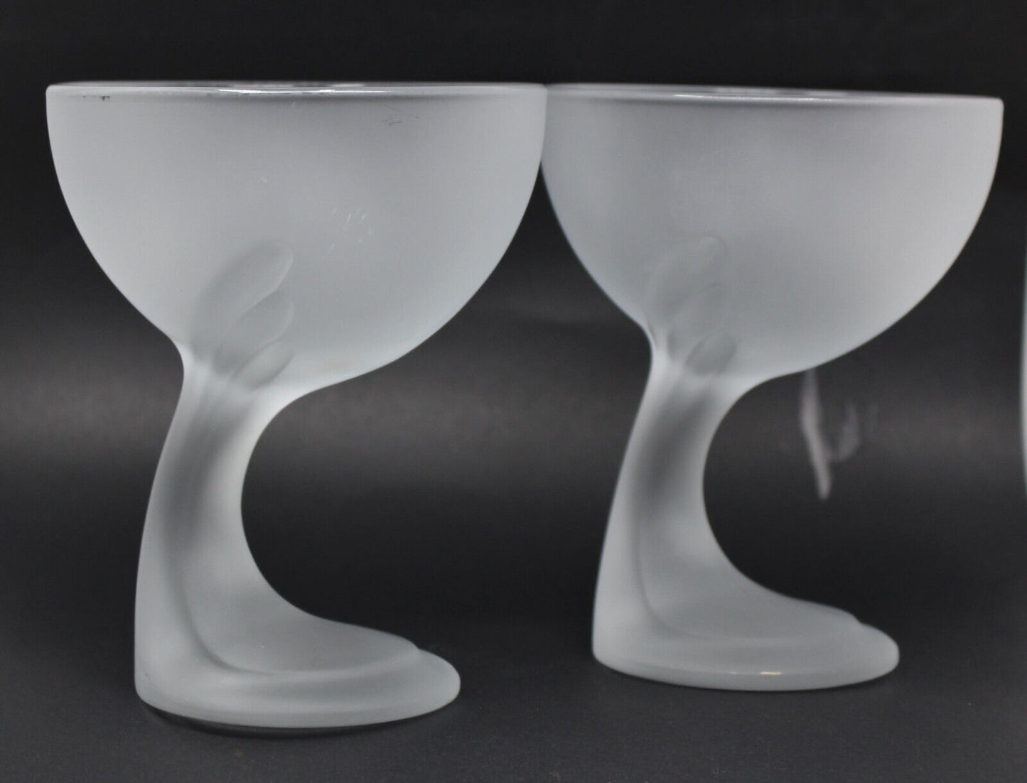bormioli rocco Jerba Frosted Footed Dessert bowl set of 6 - 36cl