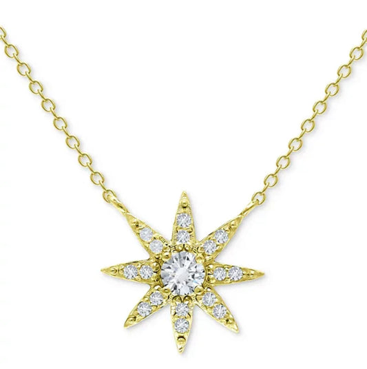 Giani Bernini Women’s Gold Cubic Zirconia Starburst Pendant Necklace | Giani Bernini in Lebanon