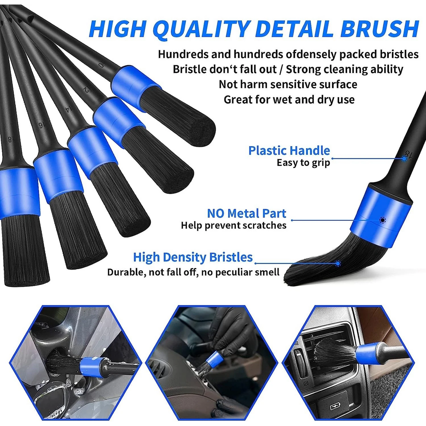25PCS Professional Car Cleaning Kit – Interior & Exterior Cleaning Set