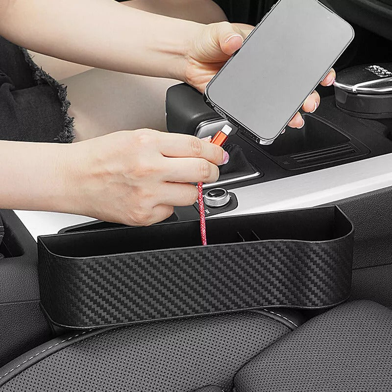 Carbon Fiber Car Seat Organizer