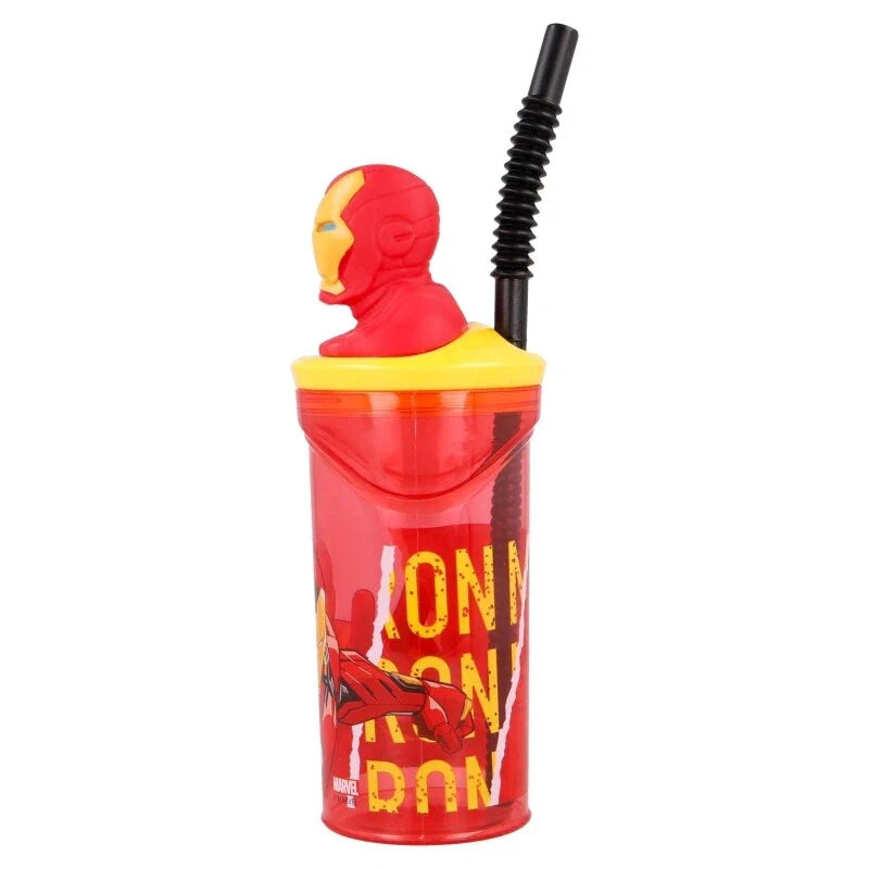 Marvel  Red Iron Man 3D Figurine 360ML Drinking Tumbler Bottle | Marvel in Lebanon