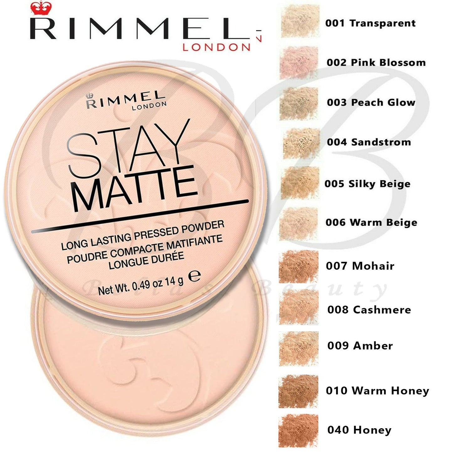 Rimmel stay matte powder 14g - Medaid International