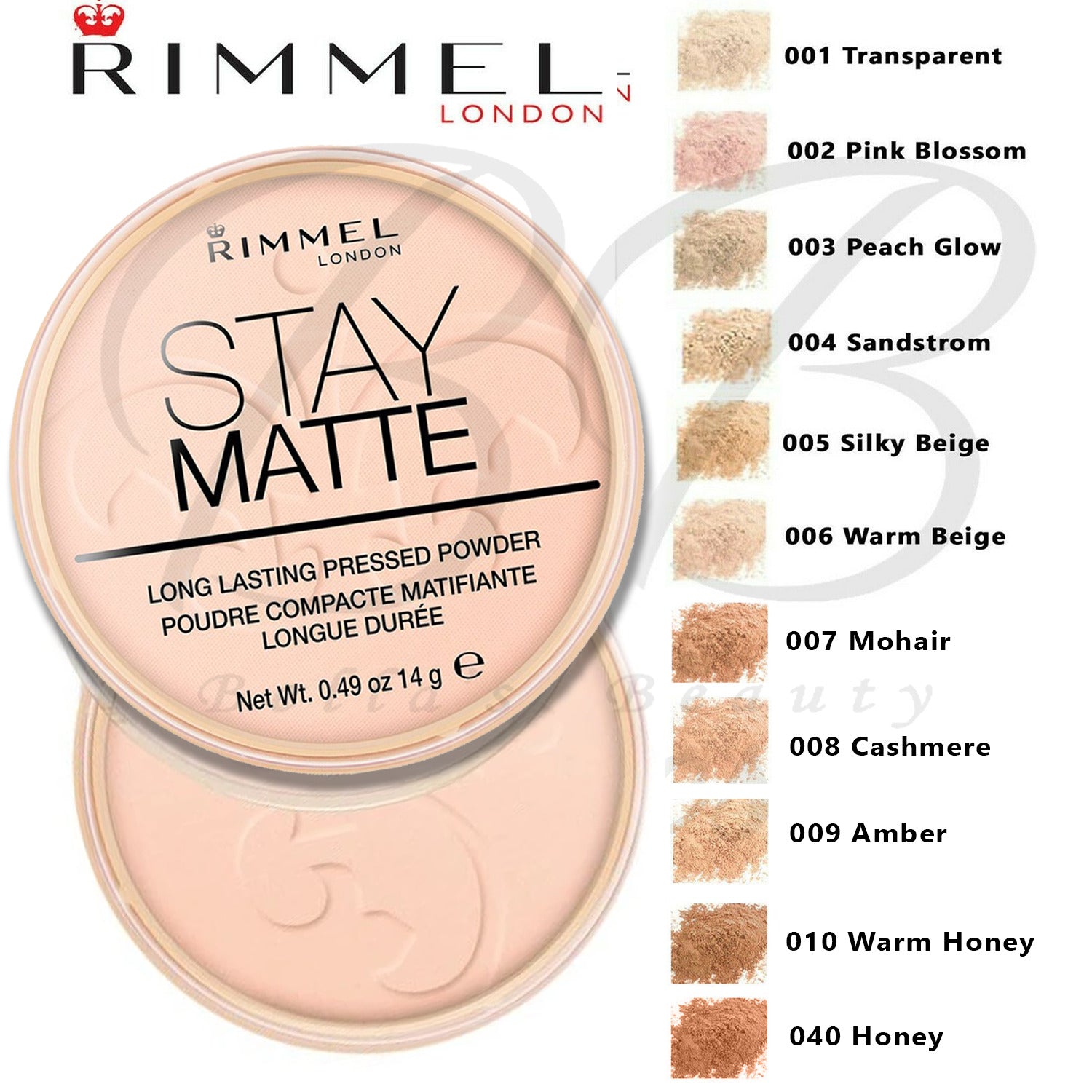 Rimmel stay matte powder 14g - Medaid International
