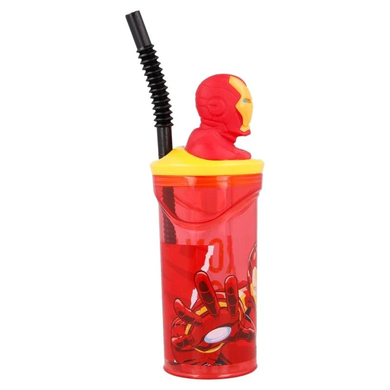 Marvel  Red Iron Man 3D Figurine 360ML Drinking Tumbler Bottle | Marvel in Lebanon