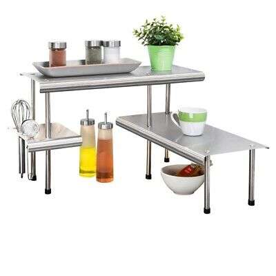 MASSIVO TRIO kitchen shelf, 3 tiers, stainless steel by Wenko.de