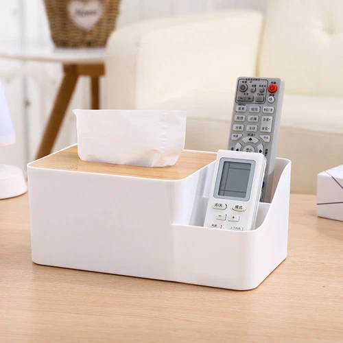 White Tissue Box – Multi-Function Plastic Napkin Holder & Organiser - Medaid International