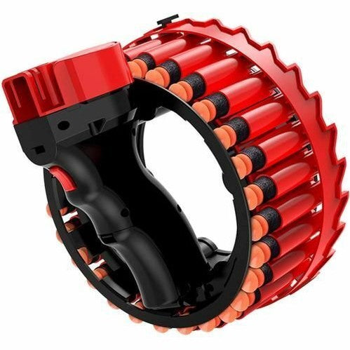 Electric Automatic Motorized Rapid Fire Blaster 28 Soft Bullet Dart Toy Teens Adults Kids