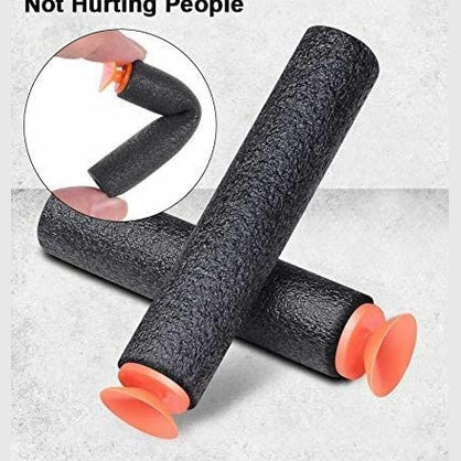 Electric Automatic Motorized Rapid Fire Blaster 28 Soft Bullet Dart Toy Teens Adults Kids