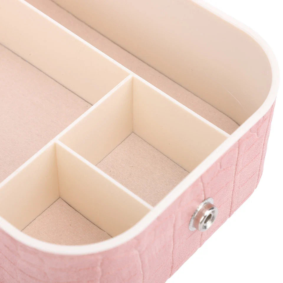 LED Makeup Case with Mirror – Portable Organizer