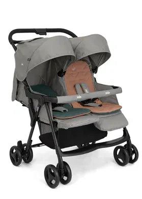 Joie - Aire Twin Stroller - Pebble