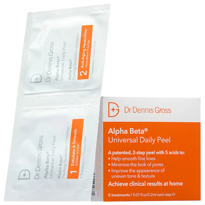 Dr. Dennis Gross Skincare  Mini Alpha Beta® Universal Daily Peel Pads-5 TREATMENTS