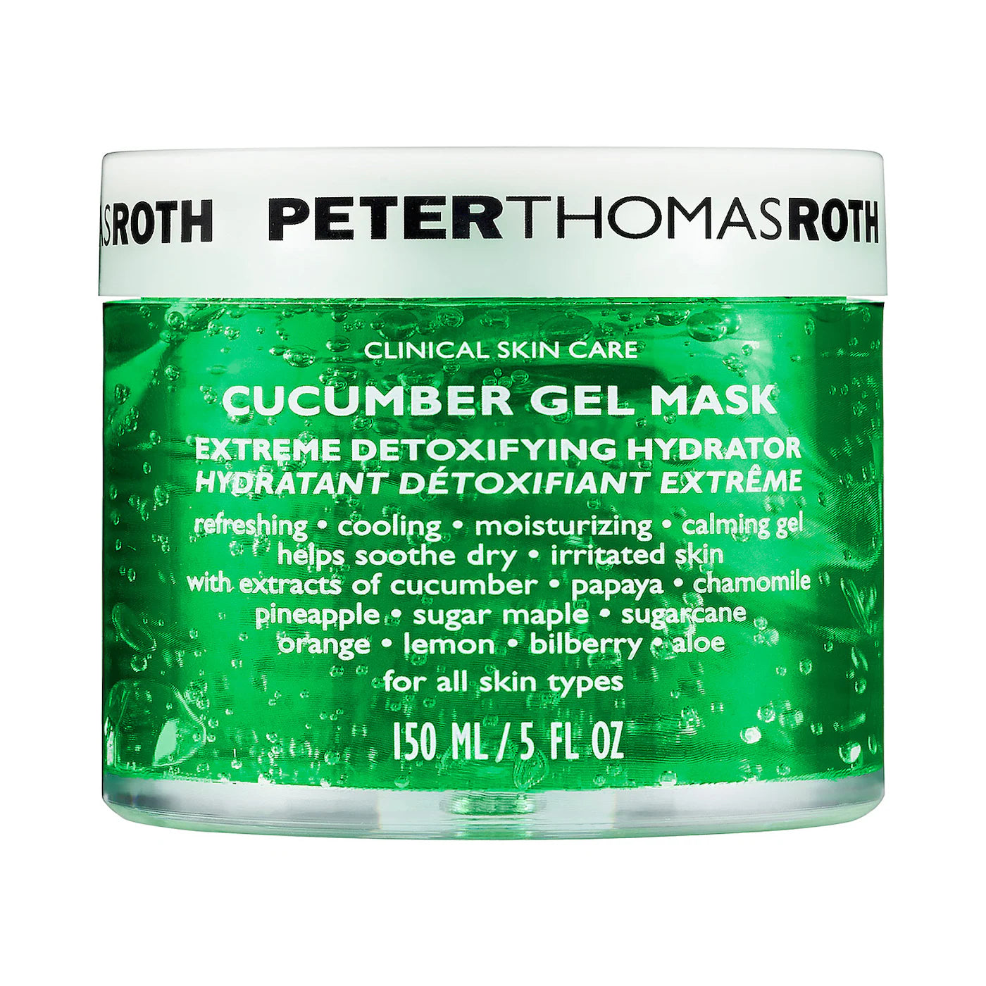 Peter Thomas Roth - Cucumber Gel Mask Extreme Detoxifying Hydrator | 150 mL - Medaid International