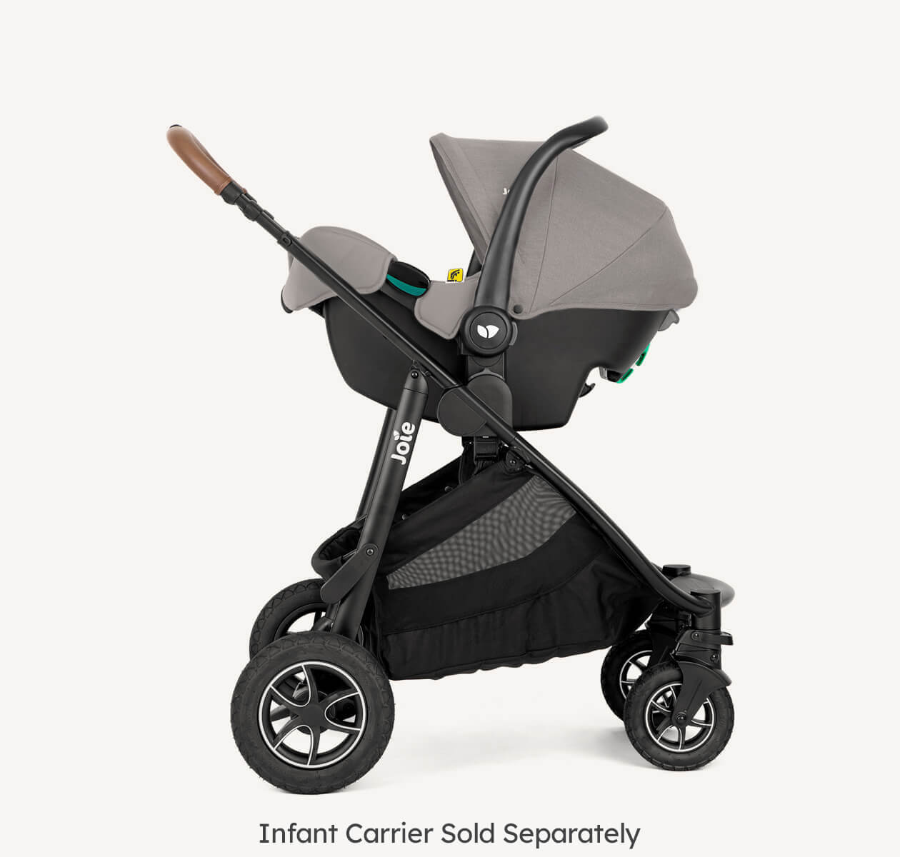 Joie - Versatrax Stroller Travel System  - Gemm Car Seat - Pebble