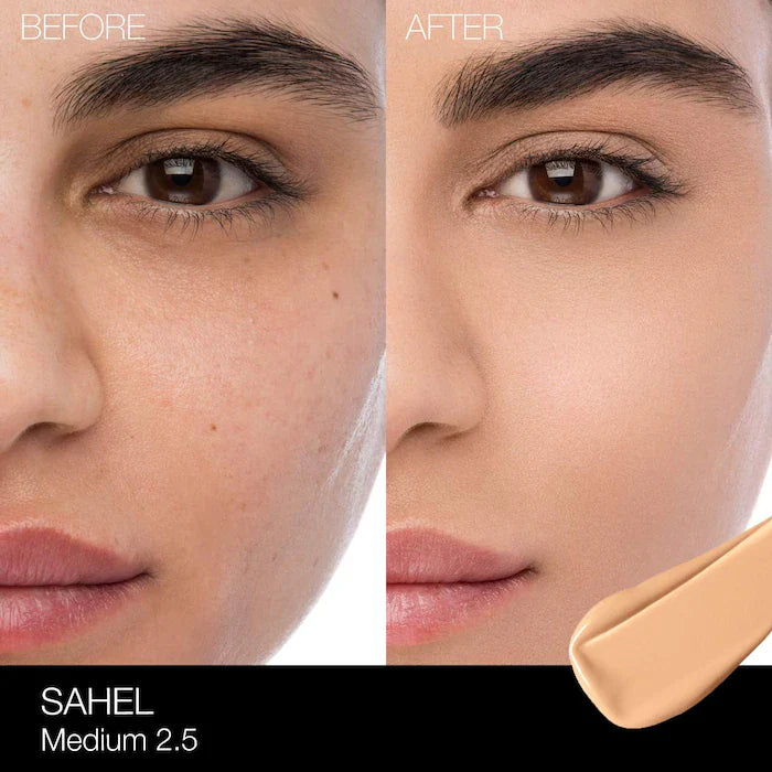 NARS  Natural Radiant Longwear Full Coverage Foundation-Color: Sahel - Medium 2.5 - M2.5 - medium with warm undertones, and a peach tone