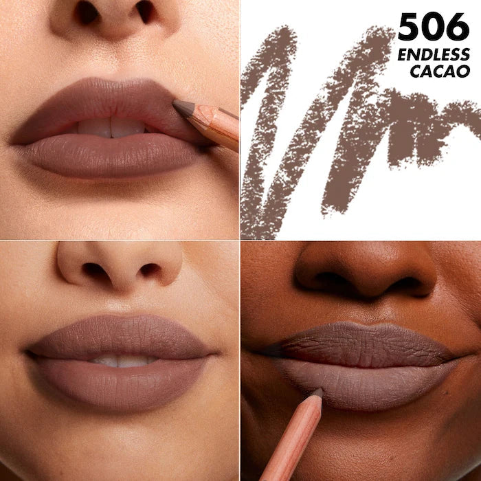 MAKE UP FOR EVER  Artist Color Pencil Long-Lasting Lip Liner-Color: 506 Endless Cacao - Cool Taupe Brown