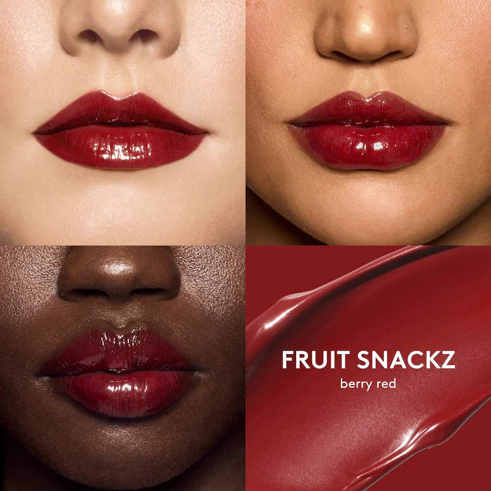 Fenty Beauty by Rihanna  Gloss Bomb Cream Color Drip Lip Cream-Color: Fruit Snackz  BERRY RED