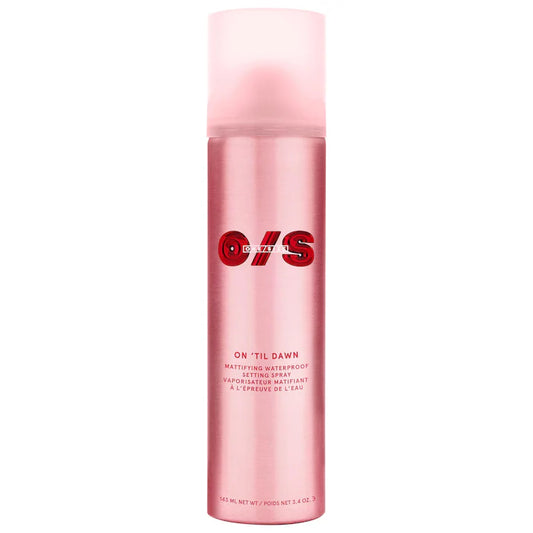 ONE/SIZE by Patrick Starrr 
Mini On 'Til Dawn Mattifying Waterproof Setting Spray-143ml