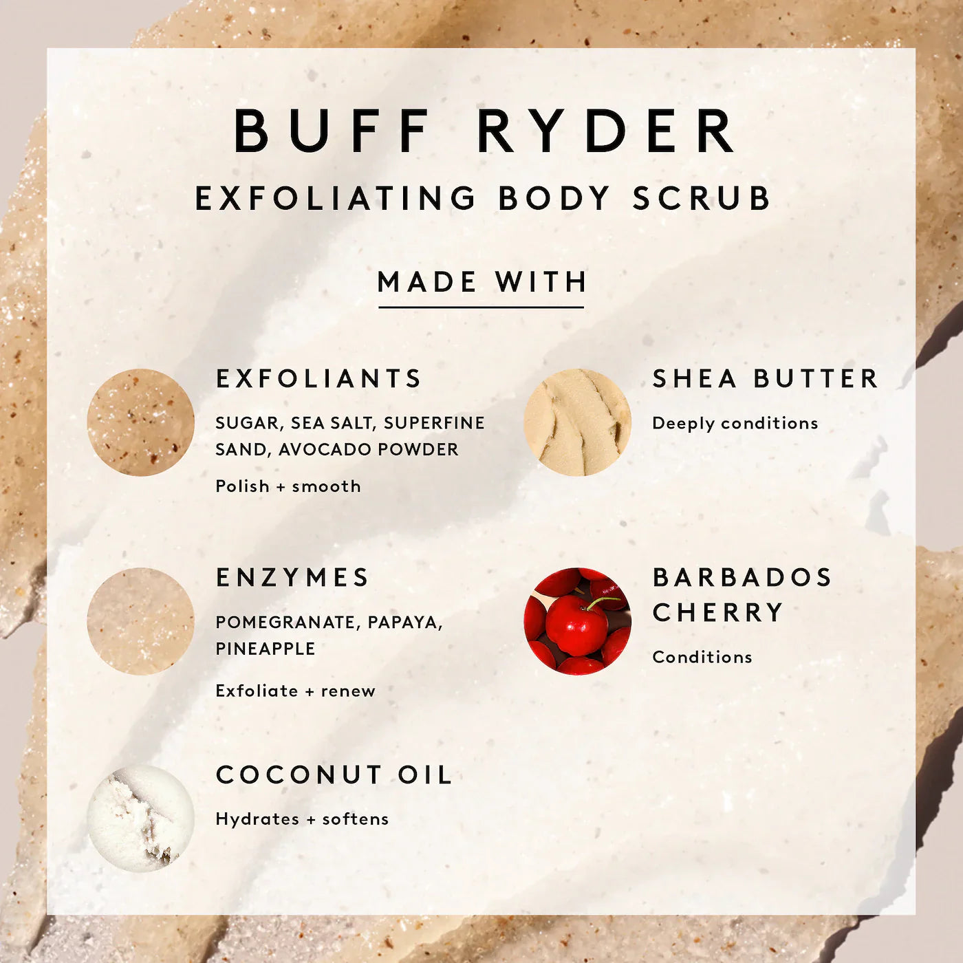 Fenty Skin - Buff Ryder Exfoliating Body Scrub With Superfine Sand + Fruit Enzymes | 57 g - Medaid International