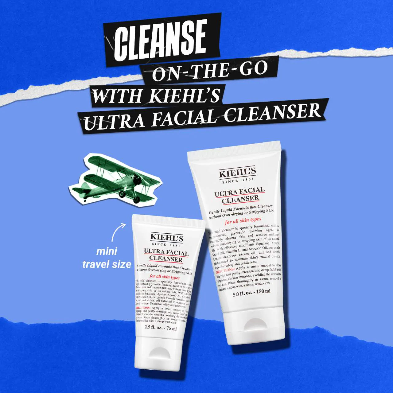 Kiehl's - Ultra Facial Cleanser | 75 mL - Medaid International