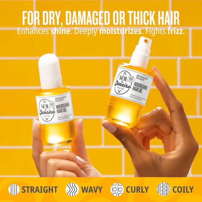 Sol de Janeiro  Brazilian Glossy™ Nourishing Anti-Frizz Hair Oil 58ML