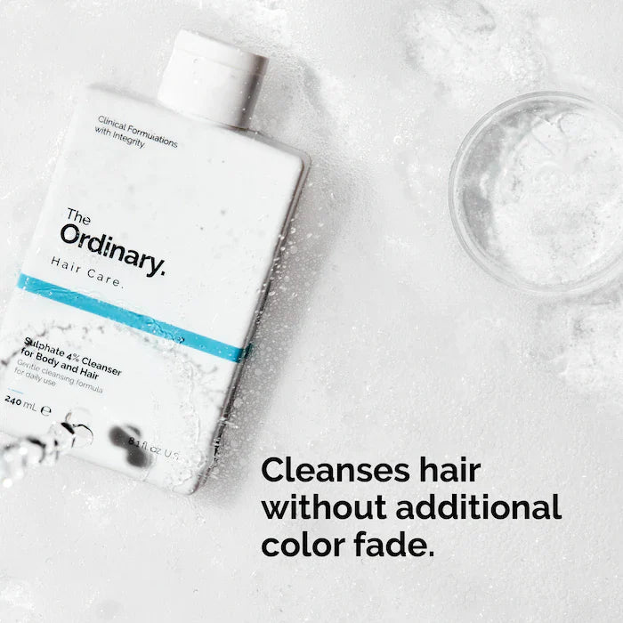 The Ordinary Hair Care Sulphate 4% Shampoo Cleanser for Body & Hair 8.1 oz/ 240 mL