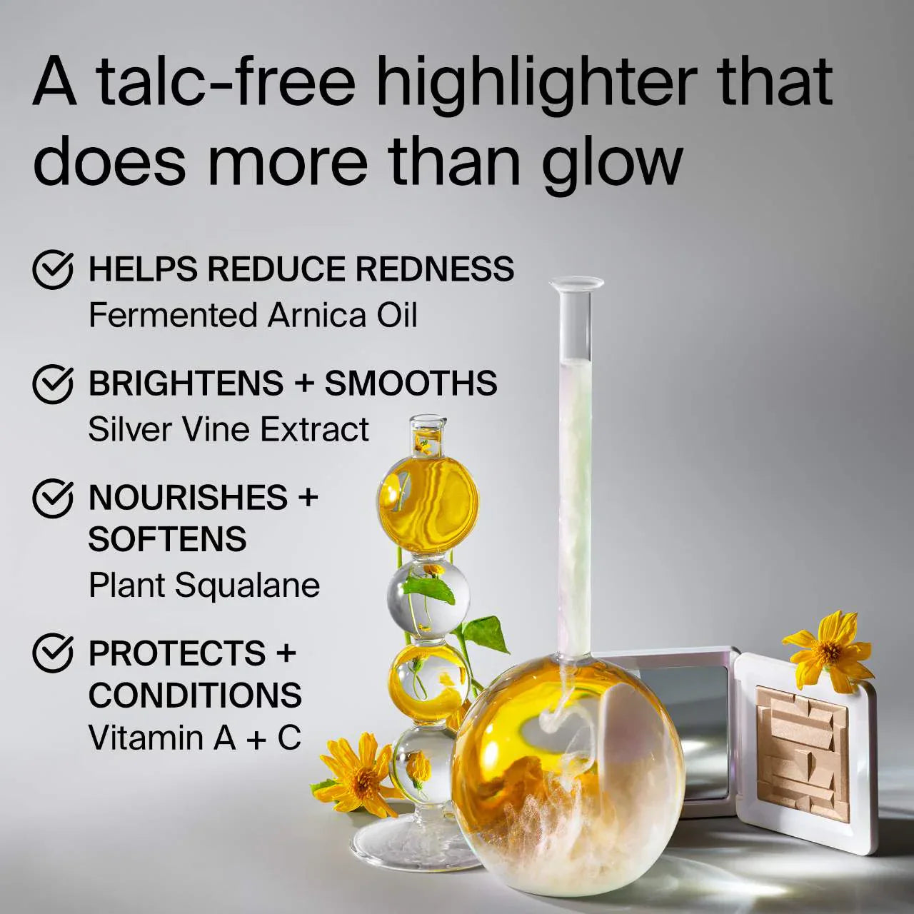 HAUS LABS BY LADY GAGA - Bio-Radiant Gel-Powder Highlighter with Fermented Arnica | 7 g - Medaid International