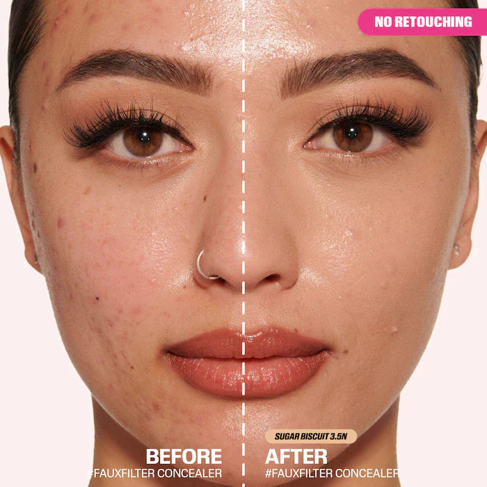 HUDA BEAUTY#FauxFilter Matte Buildable Coverage Waterproof Concealer-SUGAR BISCUIT