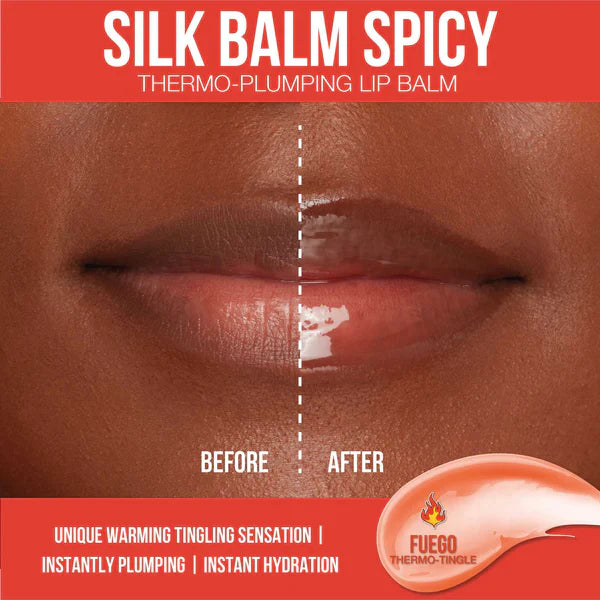 HUDA BEAUTY - Silk Balm Spicy Thermo-Plumping Lip Balm | 3 mL