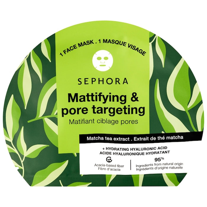 Sephora Collection Hydrating Hyaluronic Acid Face Mask-Matcha
