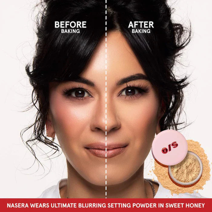 ONE/SIZE by Patrick Starrr  Ultimate Blurring Setting Powder Color: Sweet Honey - for fair to medium skin tones