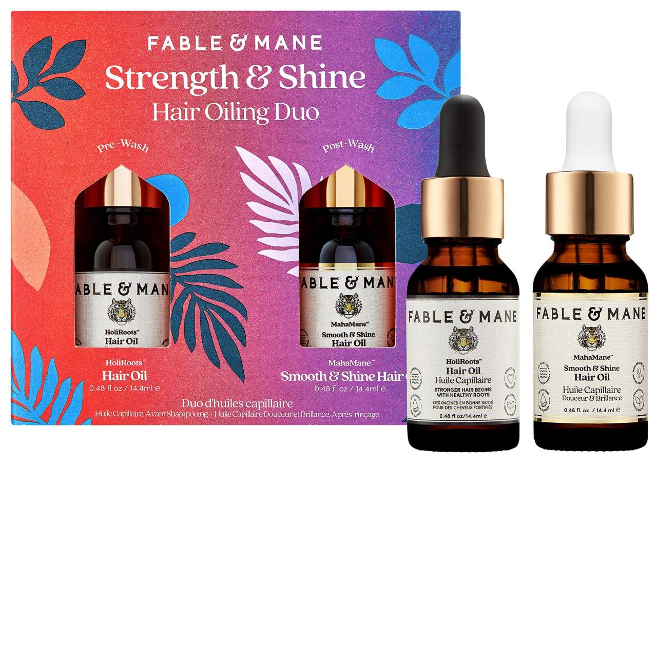 Fable & Mane - Mini Strength & Shine Hair Oiling Duo - Medaid International