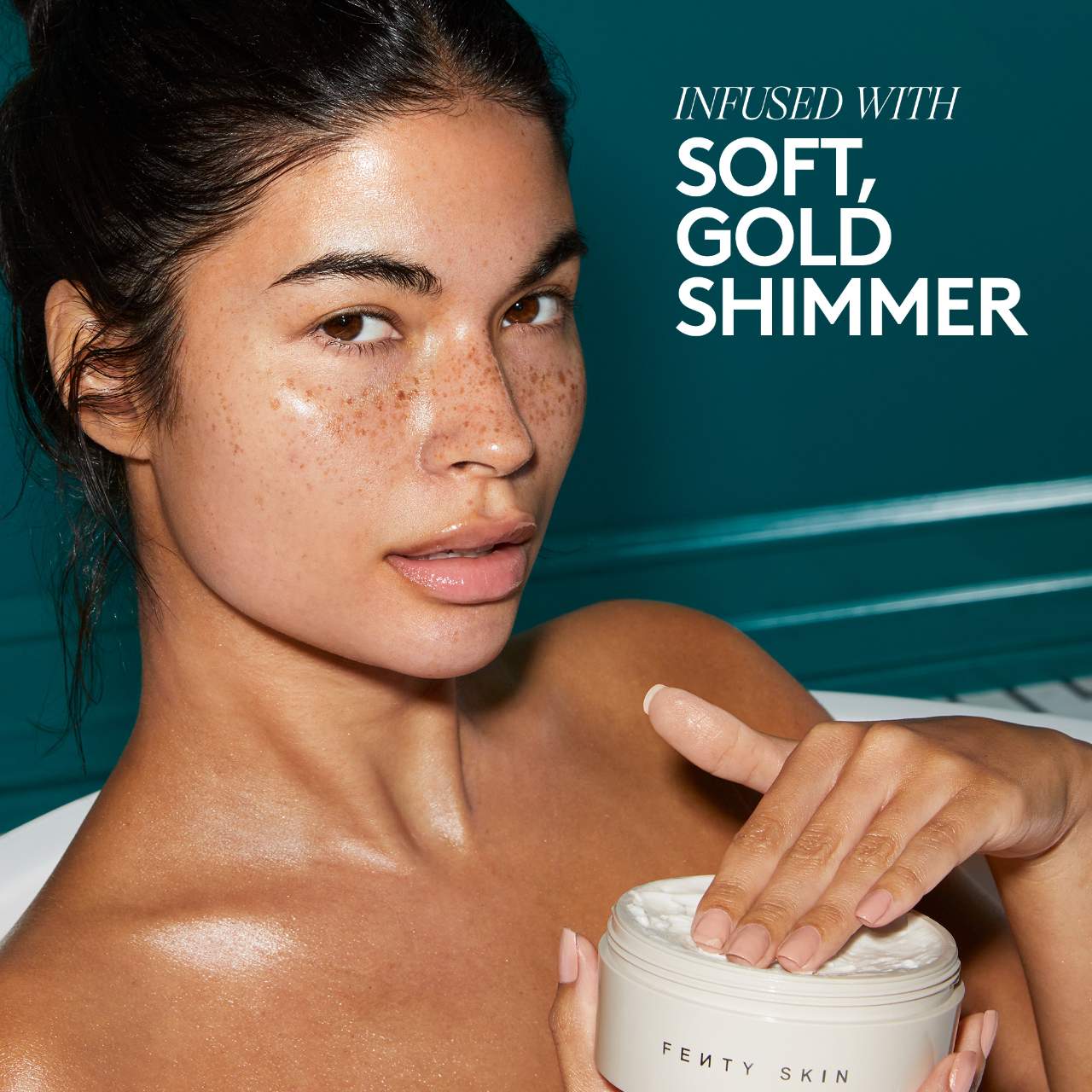 fenty-skin-butta-drop-refillable-warm-cinnamon-shimmering-whipped-oil-body-cream-limited-edition-200-ml - Medaid International