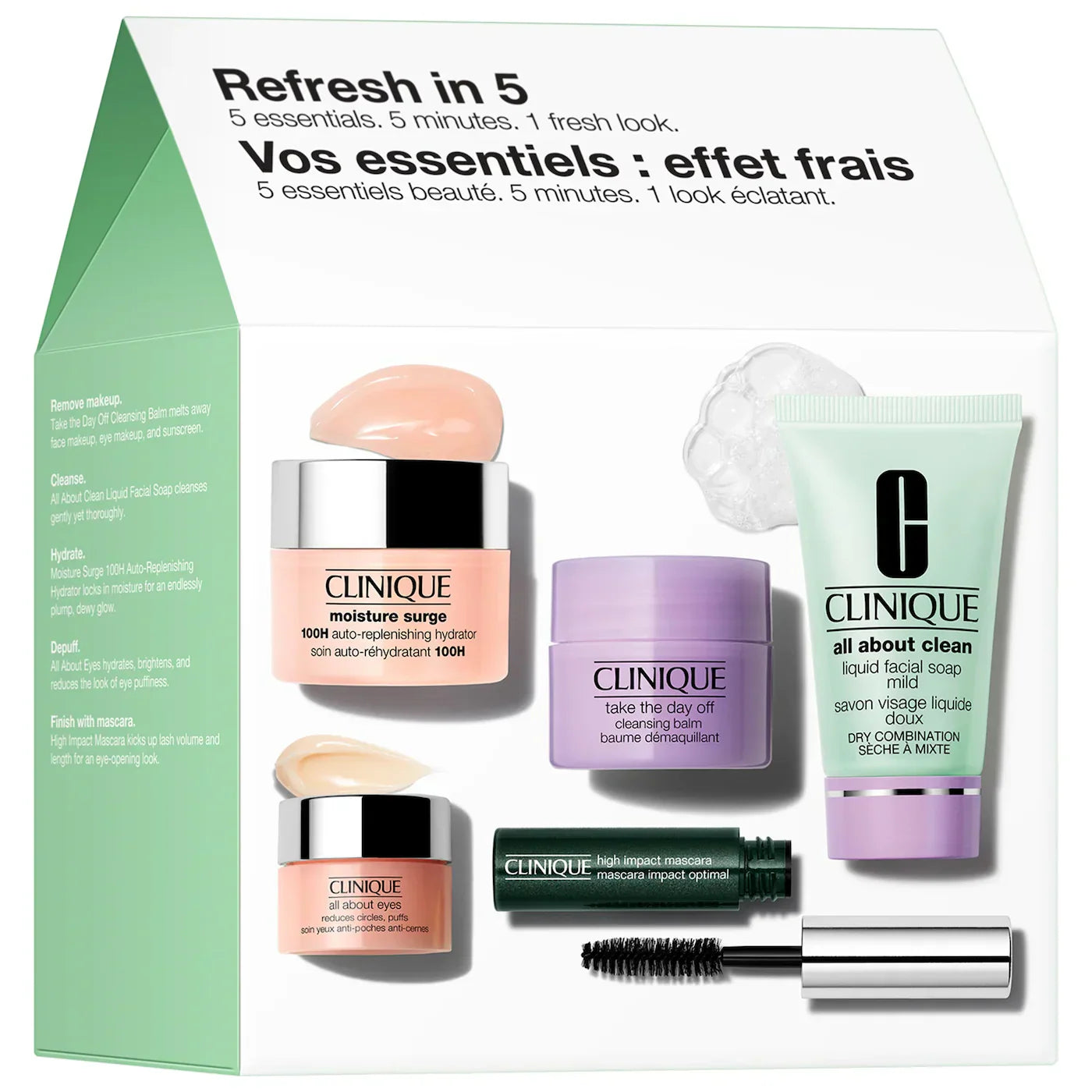 CLINIQUE - Refresh in 5 Skincare and Makeup Set - Medaid International