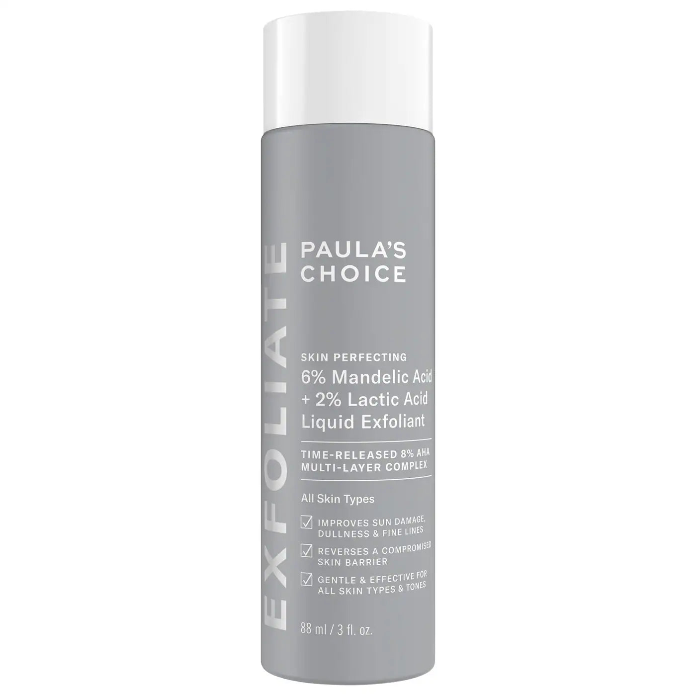 Paula's Choice - Skin Perfecting 6% Mandelic Acid + 2% Lactic Acid Liquid Exfoliant - Medaid International