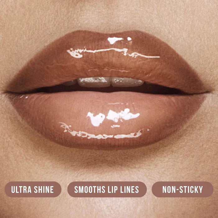 HUDA BEAUTY  Faux Filler Shiny Non-Sticky Lip Gloss-GLASSSY