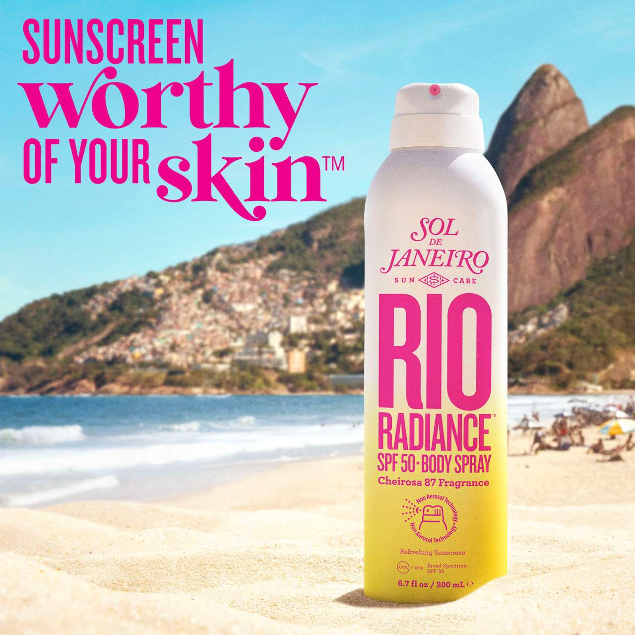 Sol de Janeiro - Rio Radiance™ SPF 50 Body Spray Sunscreen with Niacinamide | 200 mL - Medaid International