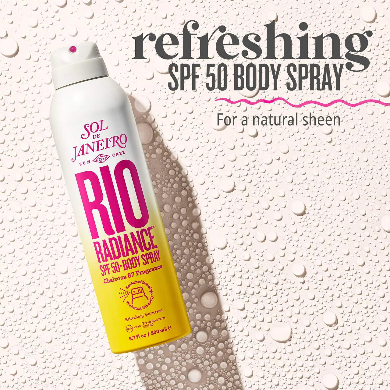 Sol de Janeiro - Rio Radiance™ SPF 50 Body Spray Sunscreen with Niacinamide | 200 mL - Medaid International