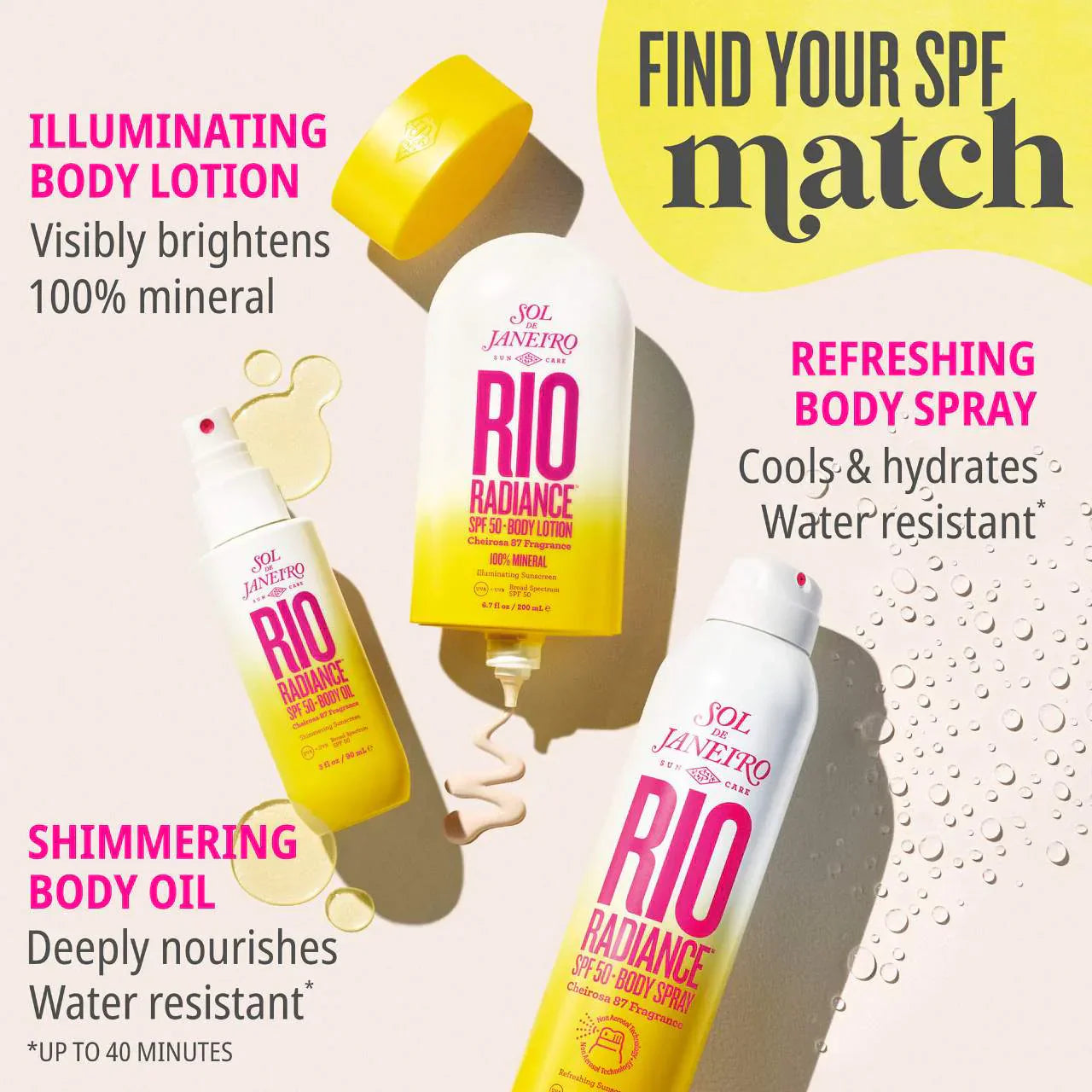 Sol de Janeiro - Rio Radiance™ SPF 50 Shimmering Body Oil Sunscreen | 90 mL - Medaid International