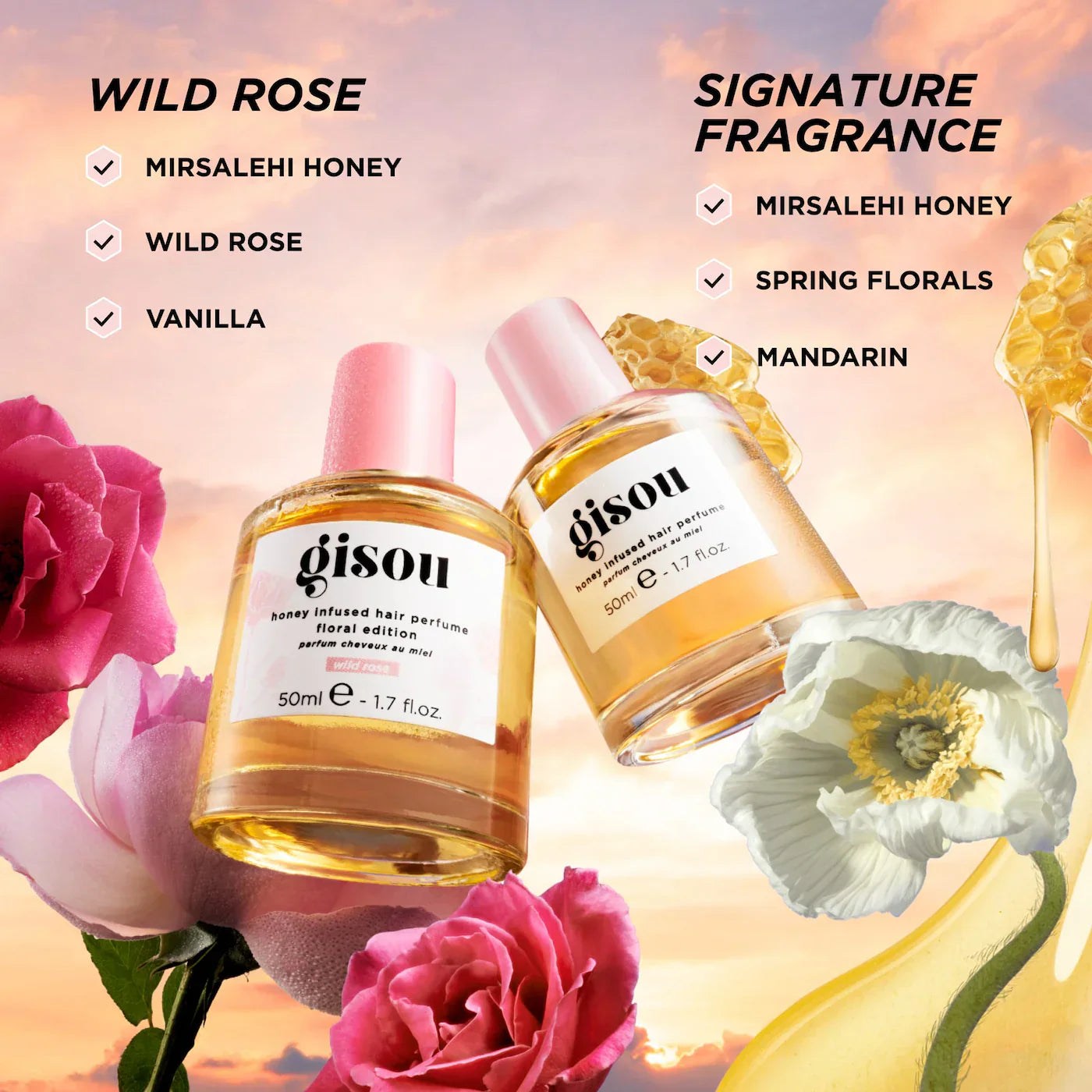 gisou-mini-honey-infused-hair-perfume-wild-rose - Medaid International