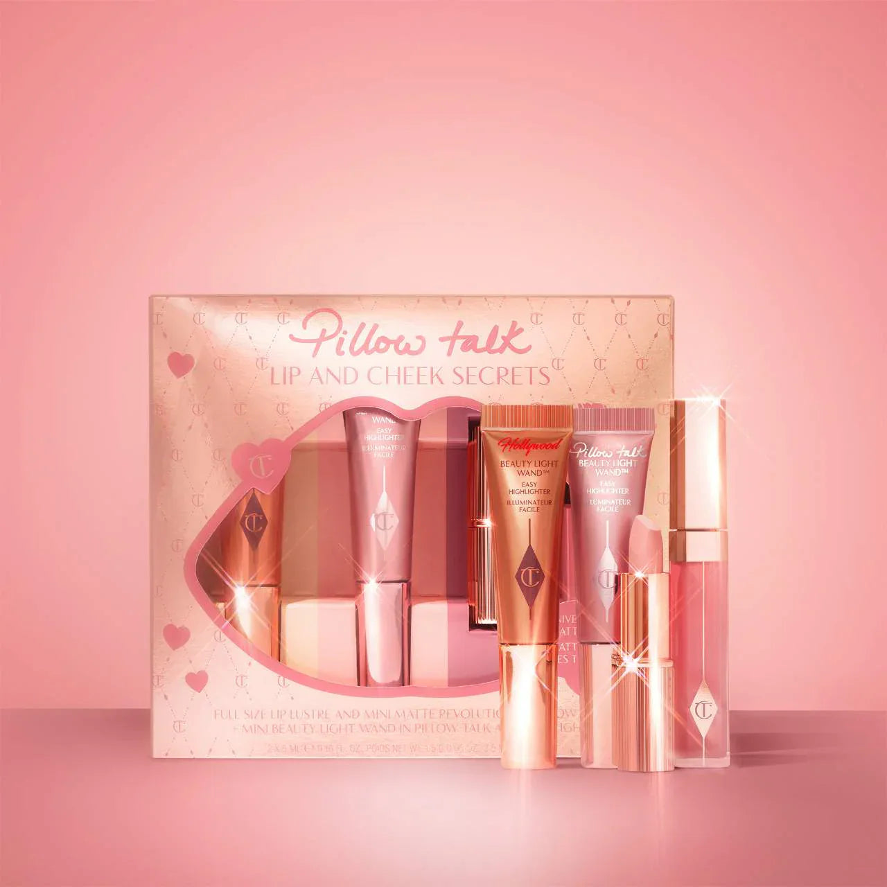 Charlotte Tilbury - Pillow Talk Lip and Cheek Secrets Set | New Limited Edition - Medaid International