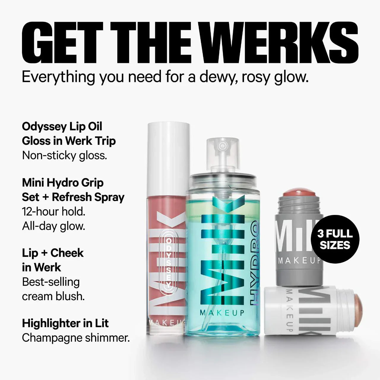 MILK MAKEUP - The Werks Makeup Set - Medaid International