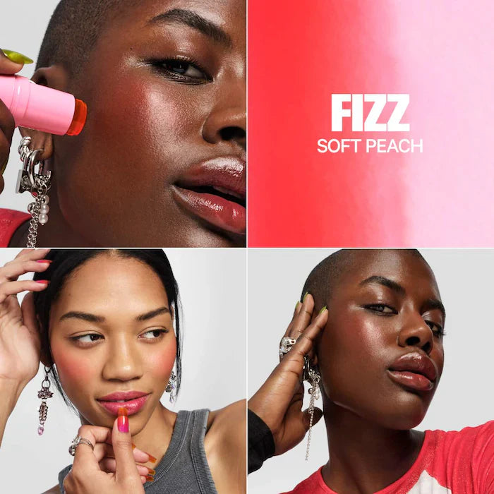 MILK MAKEUP  Cooling Water Jelly Tint Lip + Cheek Blush Fizz - soft peach