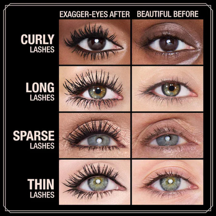CHARLOTTE TILBURY EXAGGER-EYES VOLUME MASCARA-10ML