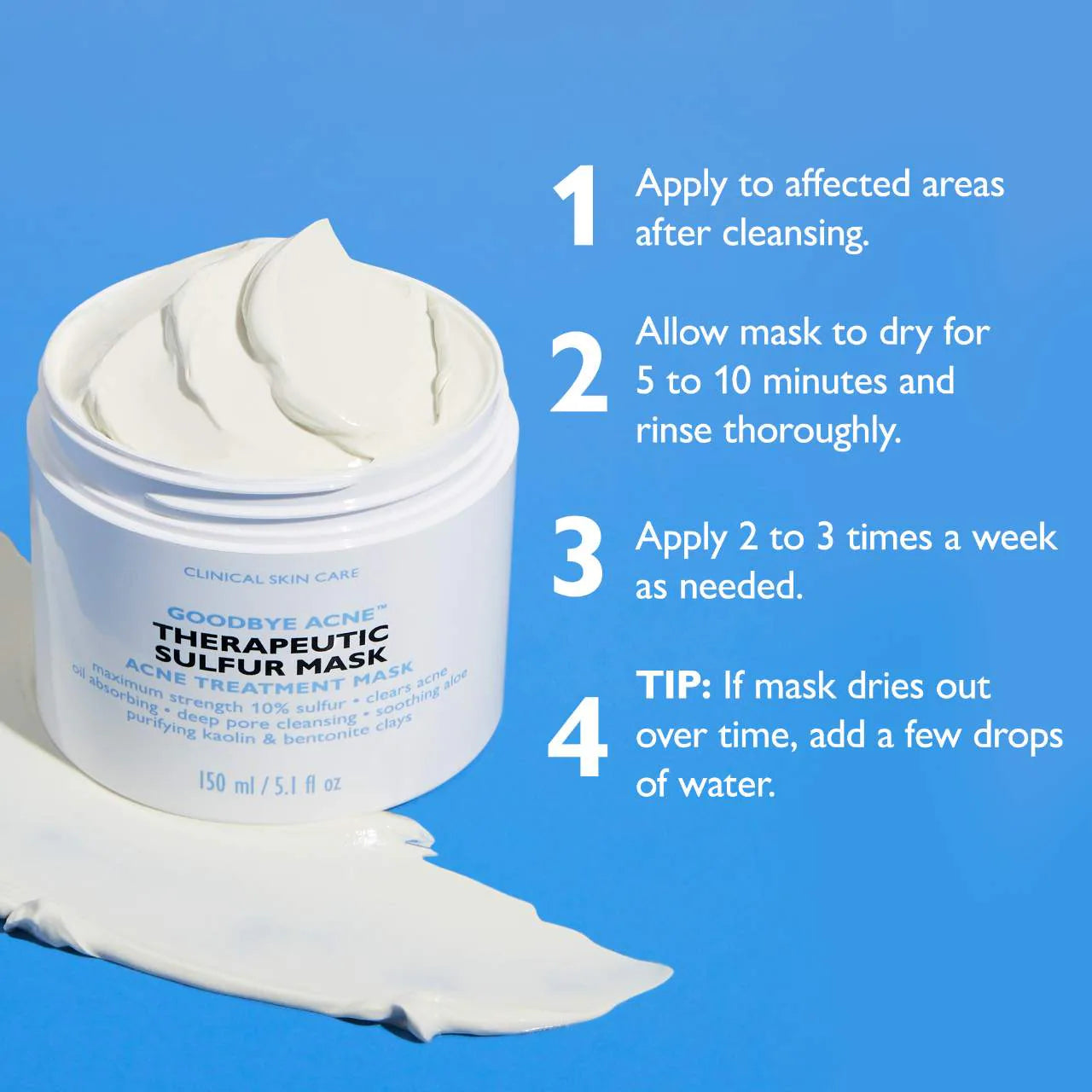 Peter Thomas Roth - Goodbye Acne™ Therapeutic Sulfur Mask | 150 mL - Medaid International