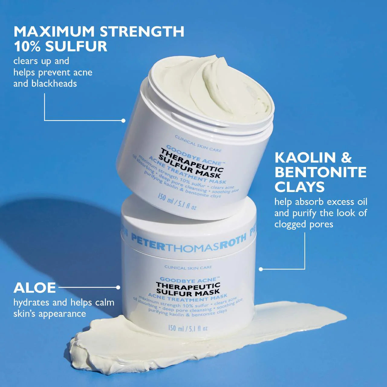 Peter Thomas Roth - Goodbye Acne™ Therapeutic Sulfur Mask | 150 mL - Medaid International