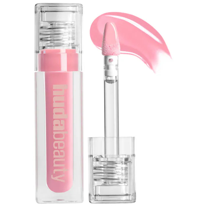 HUDA BEAUTY  Faux Filler Shiny Non-Sticky Lip Gloss-SUGAR BABY