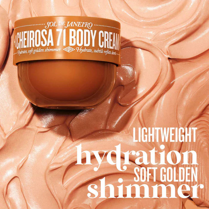 SOL DE JANEIRO Cheirosa 71 Vanilla & Macadamia Scented Body Cream for Dry Skin-240ML